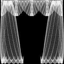sinedots curtain