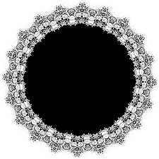 Stencil Flowered Circle
