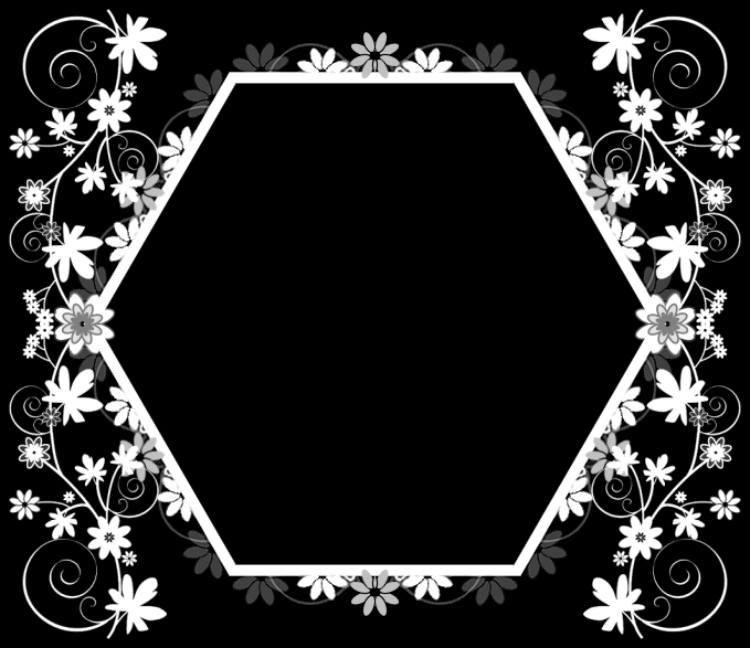 flowered-hexagon