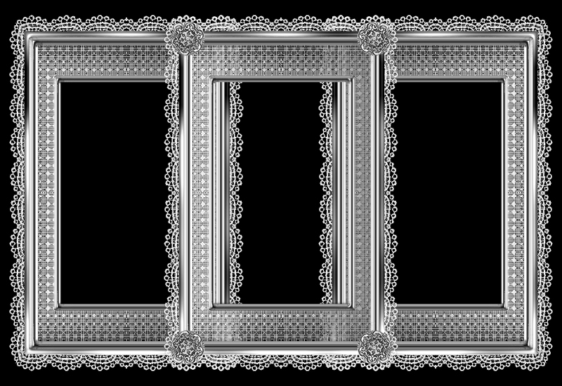 triple-silver-lace-frame