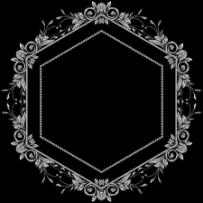 metallic-hexagon
