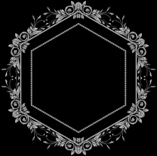 metallic-hexagon